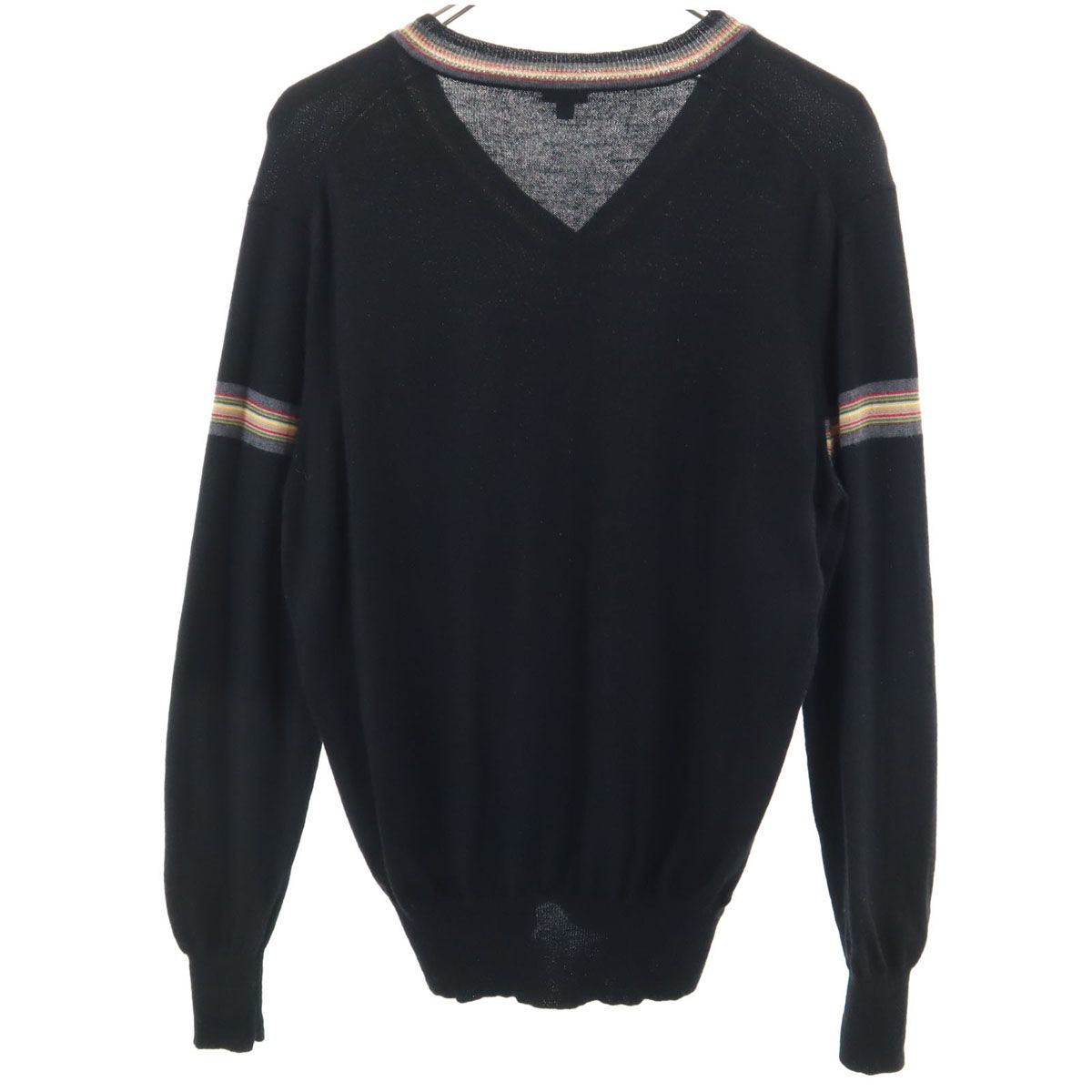 PS Paul Smith ピーエスポールスミス 長袖 Vネック セーター L 