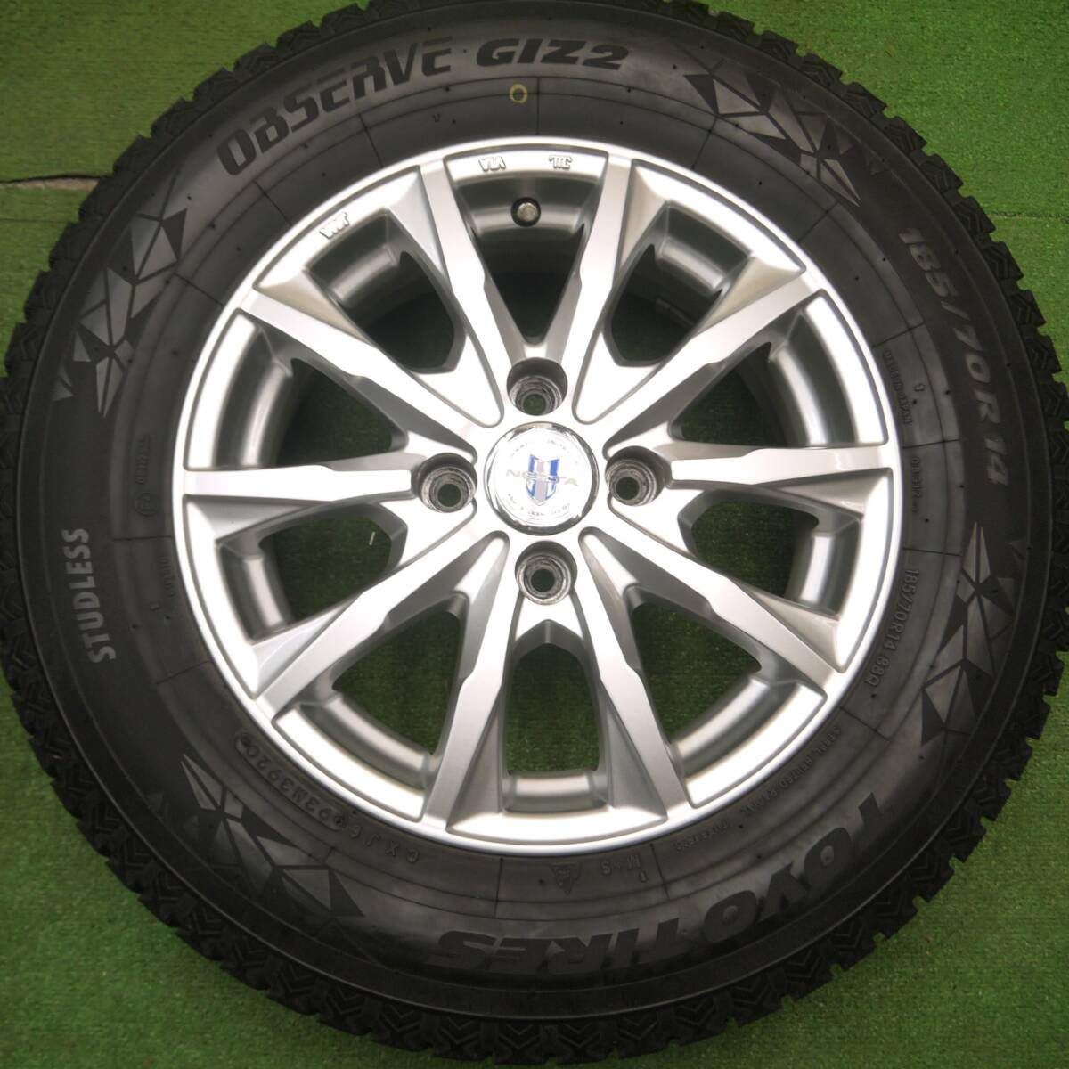キレイ☆スタッドレス 185/70R14 トーヨー オブザーブ GIZ2 NEXTA 