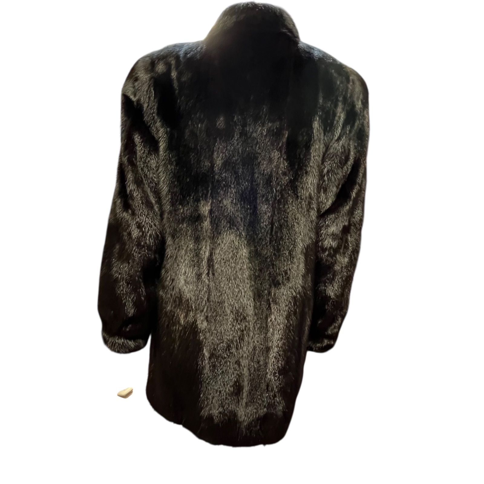 【高級】SAGA MINK ミンクコート ブラック 毛皮 レディース 管31915】SAGA MINK サガミンク ロングコート ブラック ファーコート