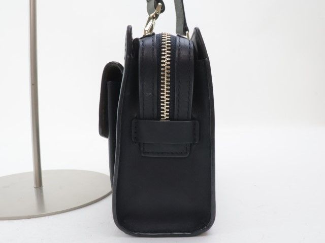 2407-5 ポールスミス ショルダーバッグ Paul Smith レザー製 ブラック