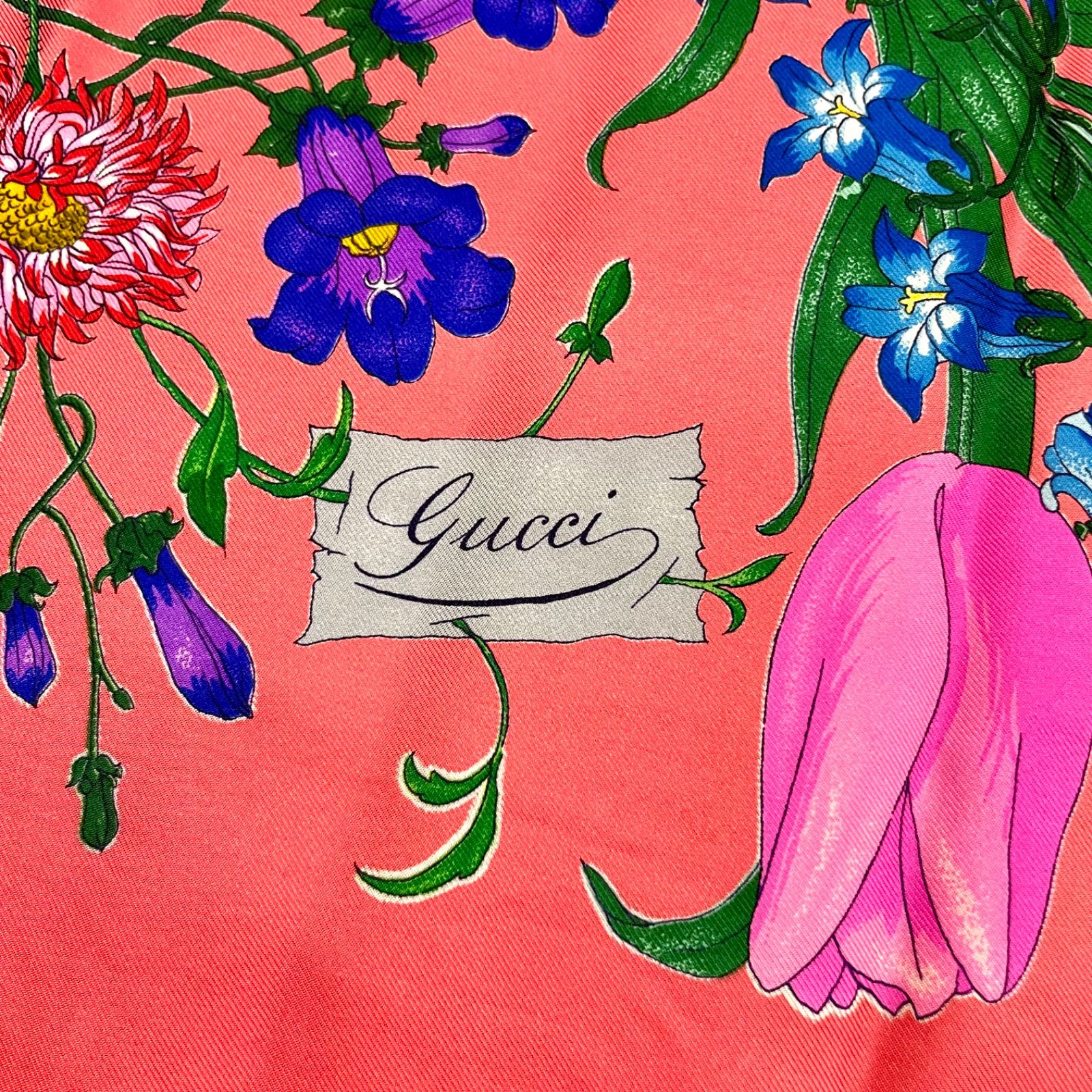 超希少　オールドグッチ　スカーフ シルク　ヴィットリオ アッコルネロ　GUCCI 超希少 オールドグッチ スカーフ シルク ヴィットリオ