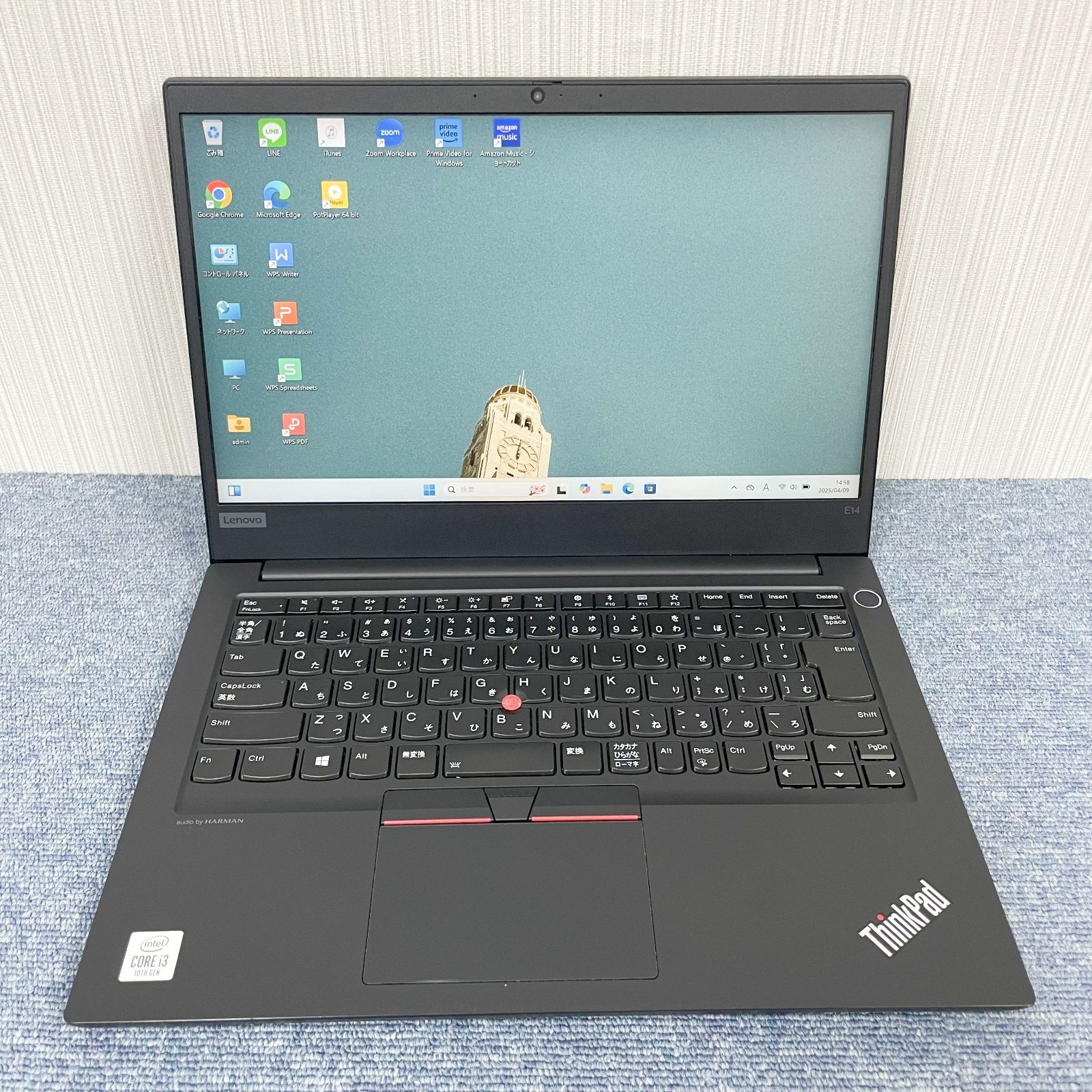 #107 レノボ ThinkPad E14 i3-10110U 8gb 512g OEM Lenovo ThinkPad E14 14