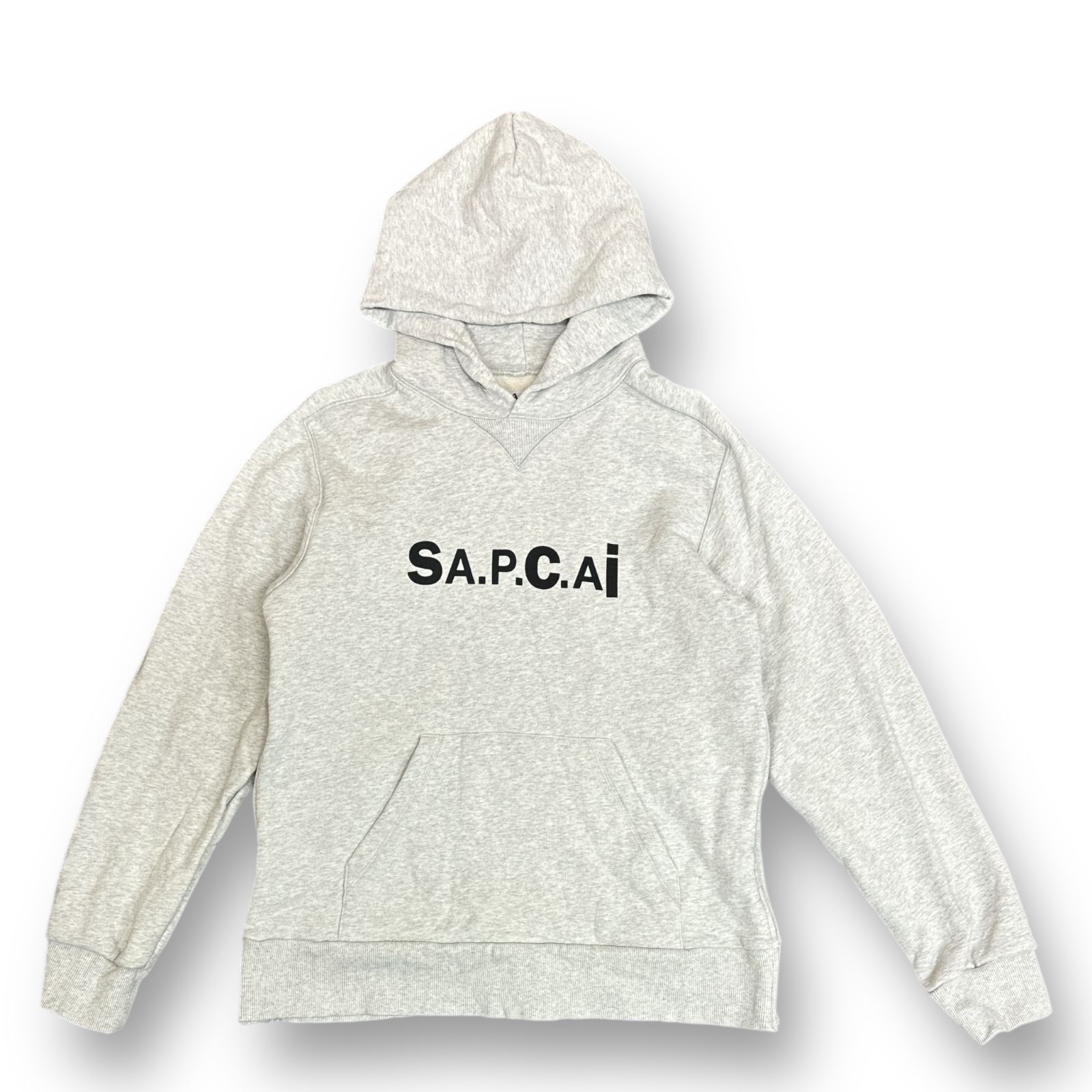 A.P.C. sacai コラボ スウェット フーディ パーカー アーペーセー サカイ グレー M 79051A1 - メルカリ