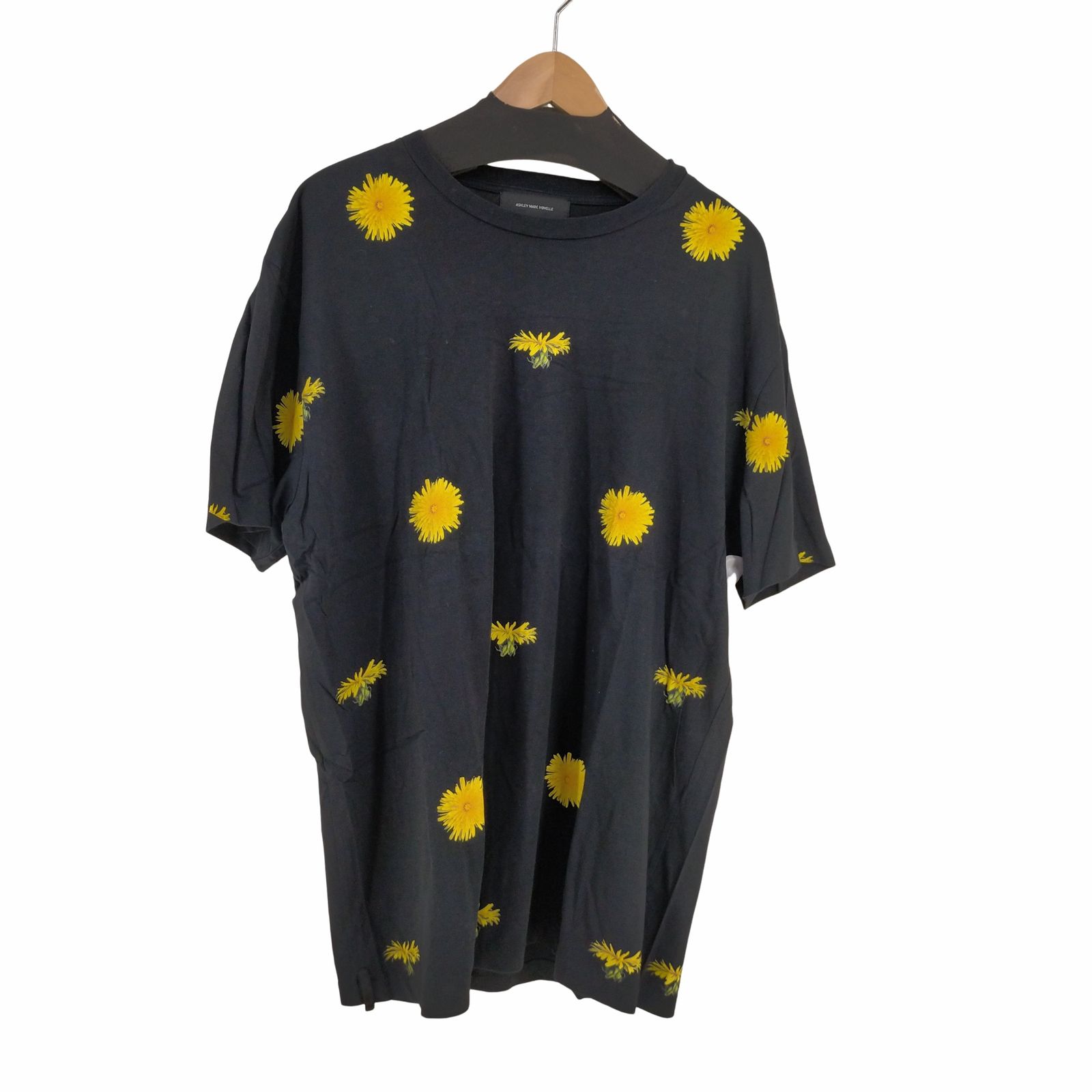 アーシュリーマークフーヴェル ASHLEY MARC HOVELLE 18SS タンポポ プリントTシャツ メンズ import：XL 