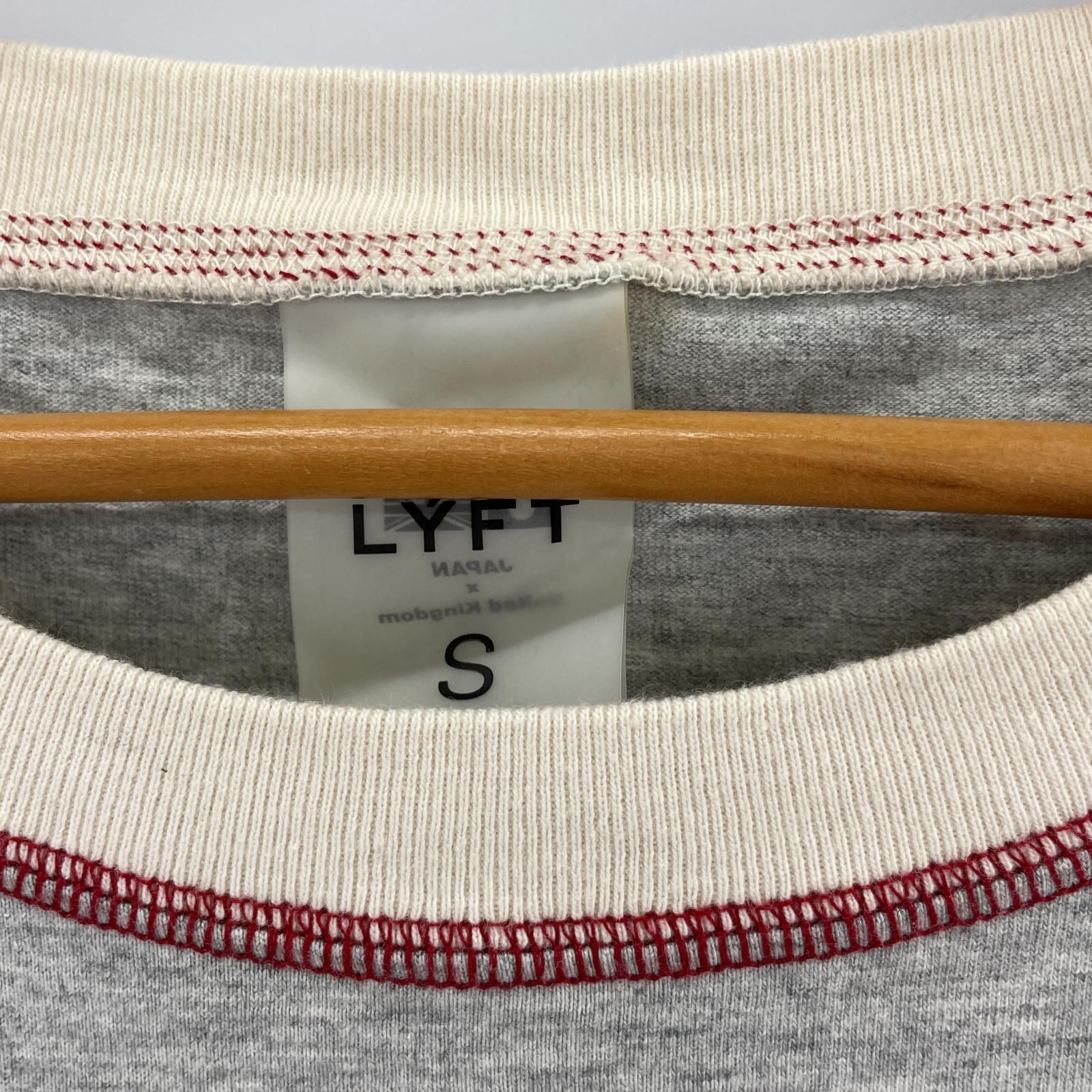 LYFTリフト ロゴ プリントカットソー sizeS/グレー メンズ