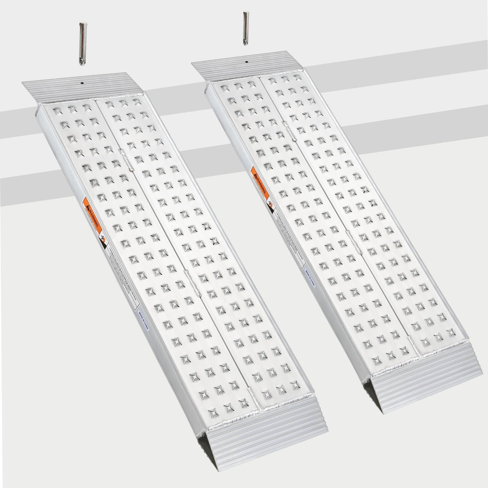 荷重540KG 30CM アルミ製 軽量 バイク 幅広 スロープ 自転車 長さ100CM オートバイク適用 段差解消30CM 四輪バギー ラダーレール  草刈り機 除雪機用 gardhom 貨物運搬用 2本セット - メルカリ