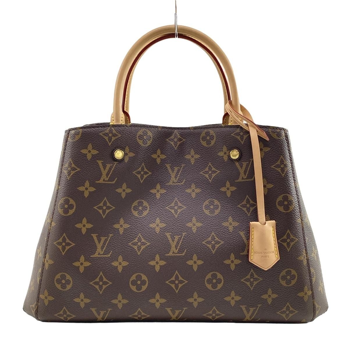 LOUIS VUITTON(ルイヴィトン) ハンドバッグ モノグラム美品 モンテーニュMM M41056 - - メルカリ