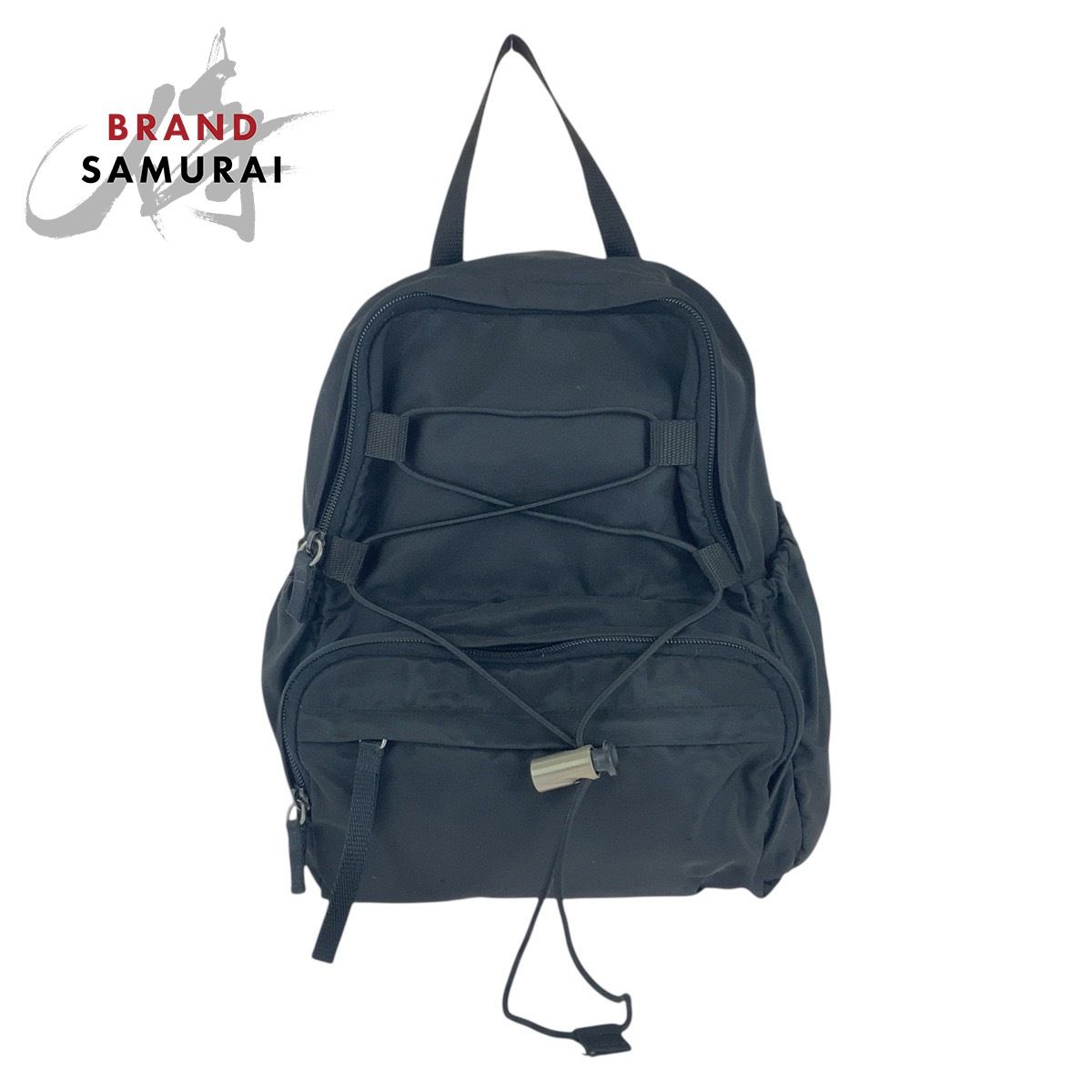 プラダ PRADA ナイロン リュック 黒 三角プレート 【公式通販】