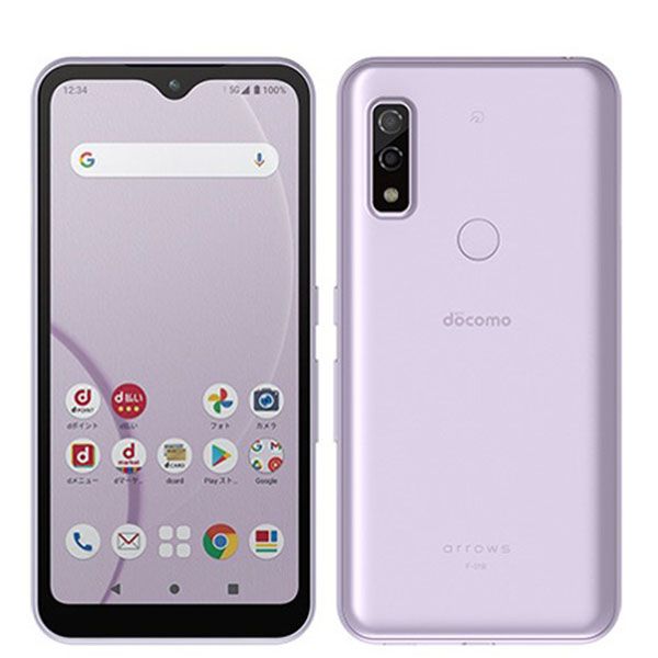 中古】 F-51B arrows We パープル SIMフリー 本体 ドコモ スマホ