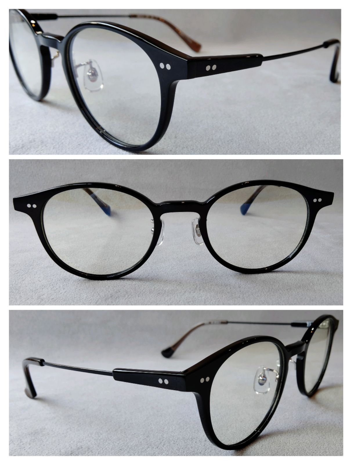 Y's (ワイズ) EYEWEAR 81-0018-3 Black/Black Matte / フランス製