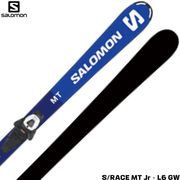 スキー板 セット キッズ サロモン ジュニア 22-23 SALOMON S/RACE MT Jr + L6 GW ビンディング 金具付 日本正規品 旧モデル