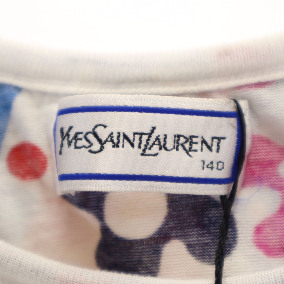 YVES SAINT LAURENT イヴサンローラン 未使用 花柄 ノースリーブ T 