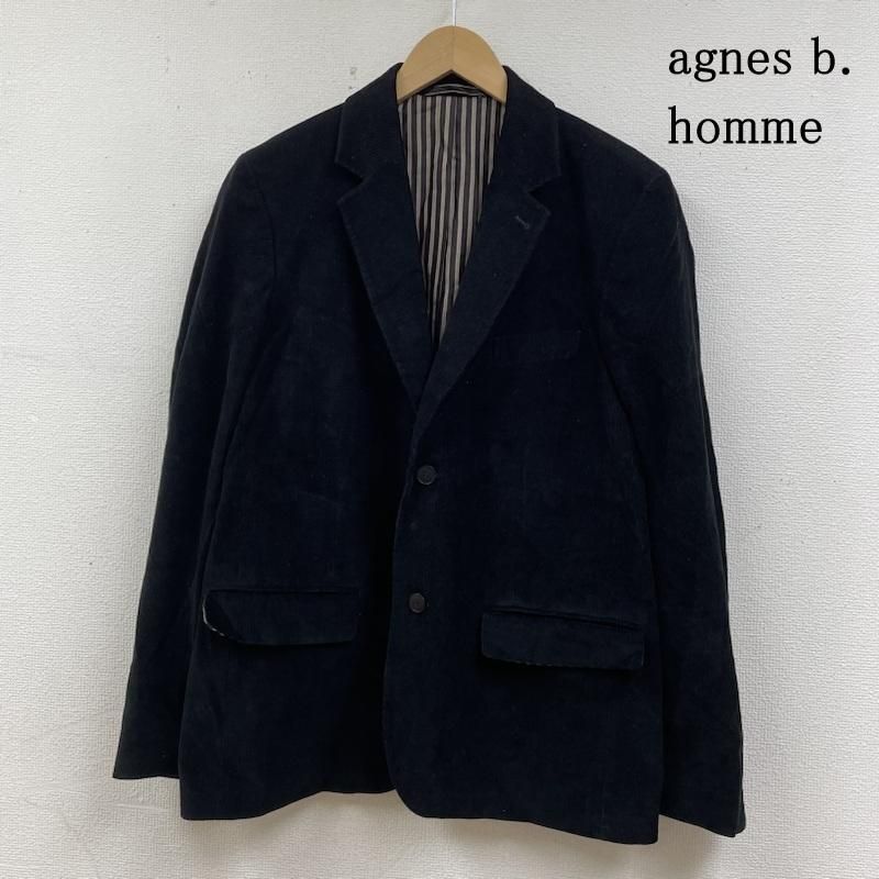 アニエスベーオムagnes b. homme コーデュロイ2Bジャケット 紺44