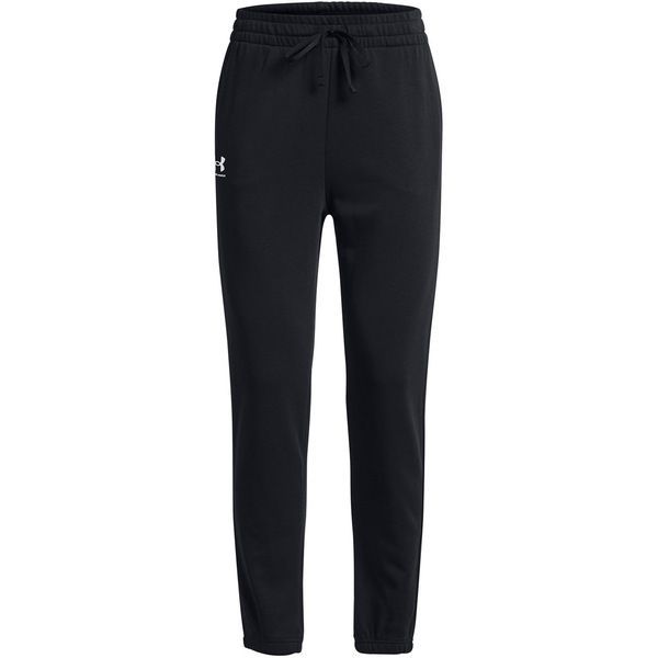 【送料無料】 アンダーアーマー レディース カジュアルパンツ ボトムス Rival Terry Jogger Black/White