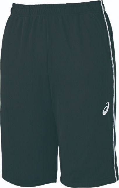 asics アシックス KNIT HALF PANTS BLACKxWHITE XXL XAT290 9001 | スポーツ メンズ XXL ホワイト 白 服 衣類 衣料品ウェア ウエア フィットネスウェア ボトムス ズボン ショートパンツ ハーフパンツ 吸汗