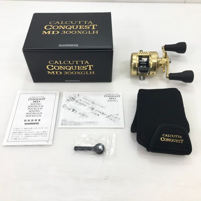品 SHIMANO シマノ 23 カルカッタコンクエスト MD 300XGLH 右ハンドル ベイトリール 釣り 釣り具等 134-251017-na-07-tag