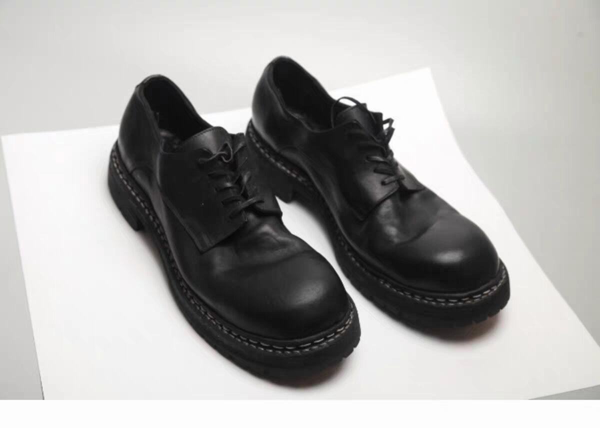 Guidi ダービーシューズ カーフ フルグレイン - GR02V 41 Guidi ダービーシューズ カーフ フルグレイン - GR02V 41