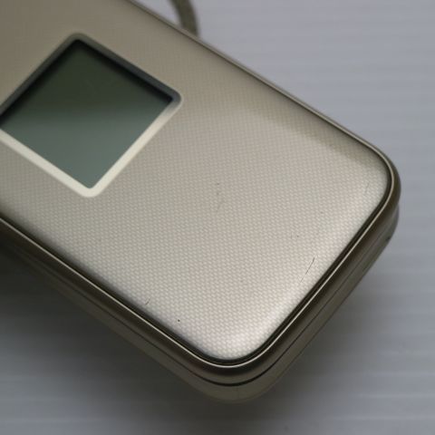 新品同様 F-02J らくらくホン ゴールド 即日発送 ガラケー