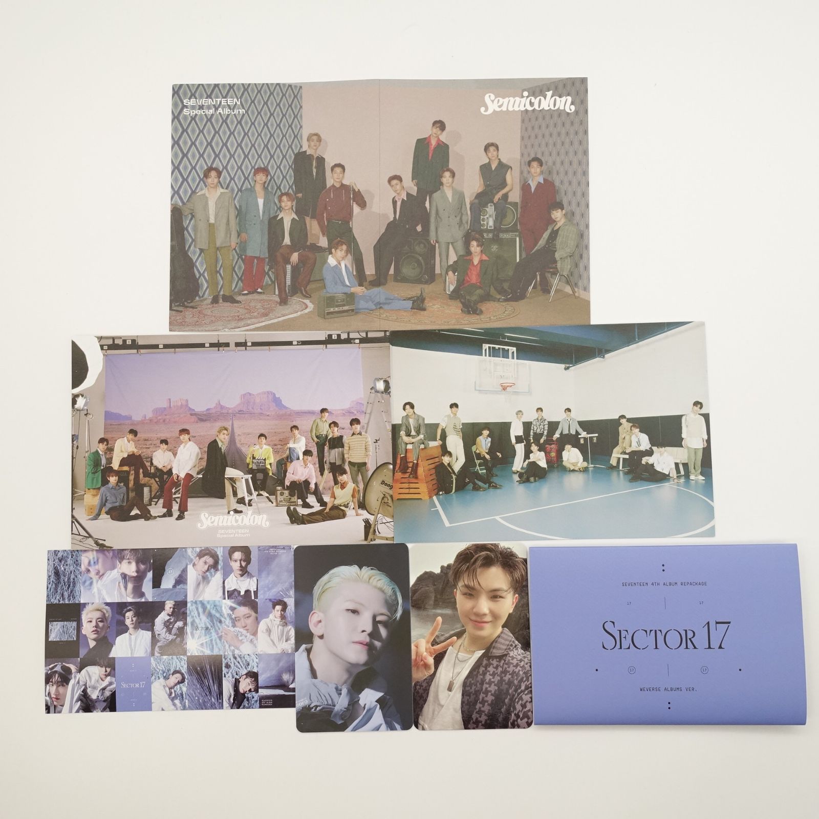 ウジ　セミコロン　トレカ SEVENTEEN ウジ SECTOR 17 WEVERSE盤 Face the Sun ヘンガレ