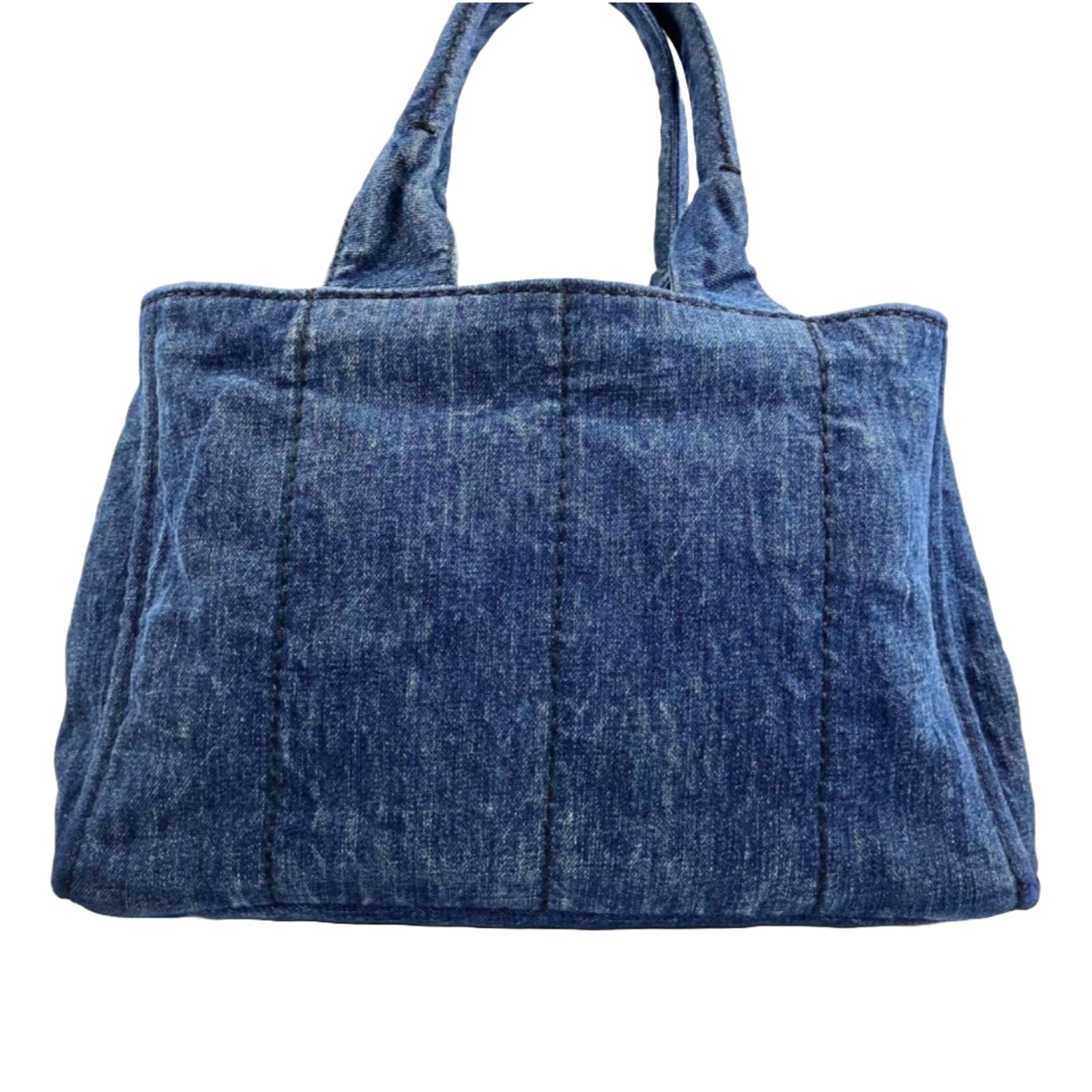 ✨極美品✨PRADA デニム 2way トートバッグ カジュアル PRADA プラダ 2WAY トートバッグ デニム レディース [中古