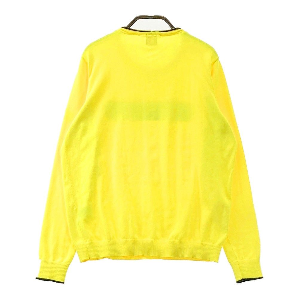 サイズ：38 ARCHIVIO アルチビオ ロゴ ニットセーター イエロー系