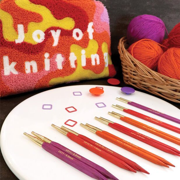 ニットプロ☆JOY OF KNITTING✴︎カラフルな輪針セット - メルカリ