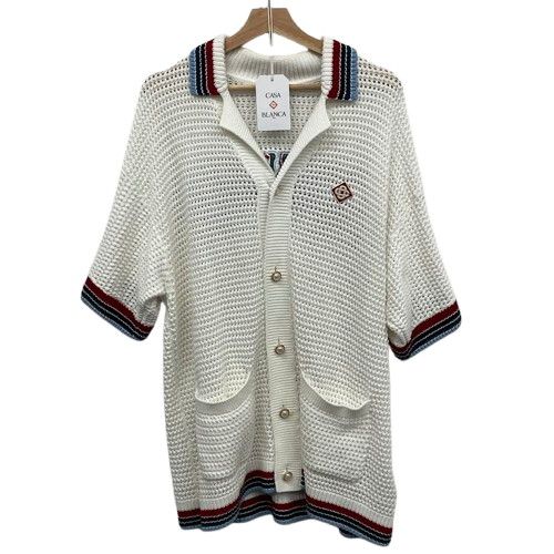 カサブランカ ニットシャツ XL MS25-KW-920-01