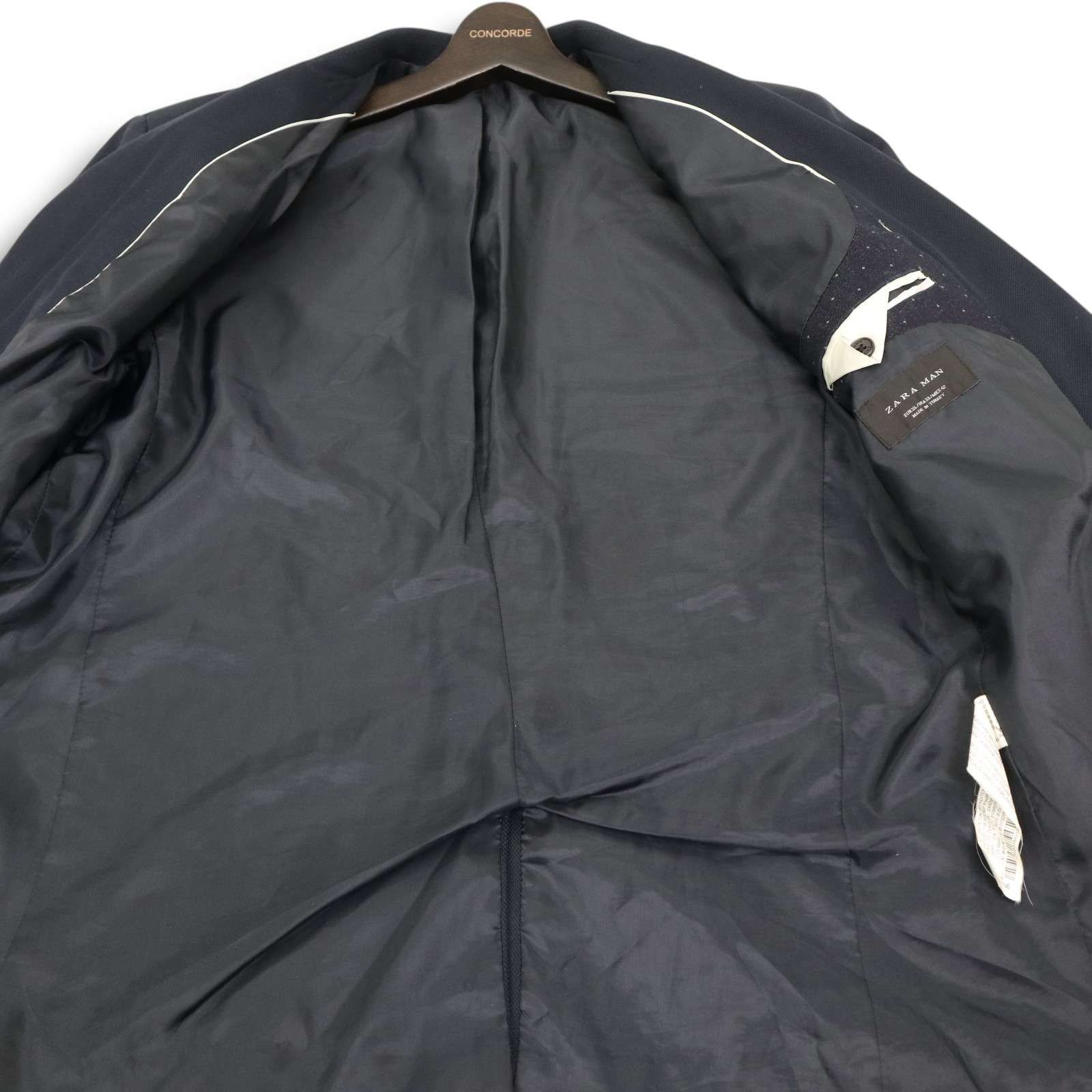 ZARA MAN ザラ マン 通年 総裏☆ アンコン テーラード ジャケット Sz 