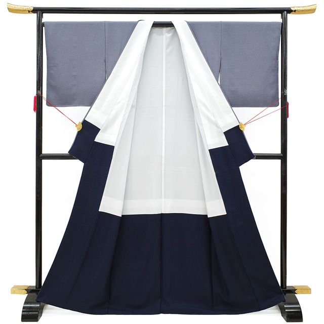 ★専用★美品 小紋 墨流し 鉄紺色 身丈170.0cm 裄丈69.0cm 袷 美品 小紋 墨流し 鉄紺色 身丈170.0cm 裄丈69.0cm 袷 正絹