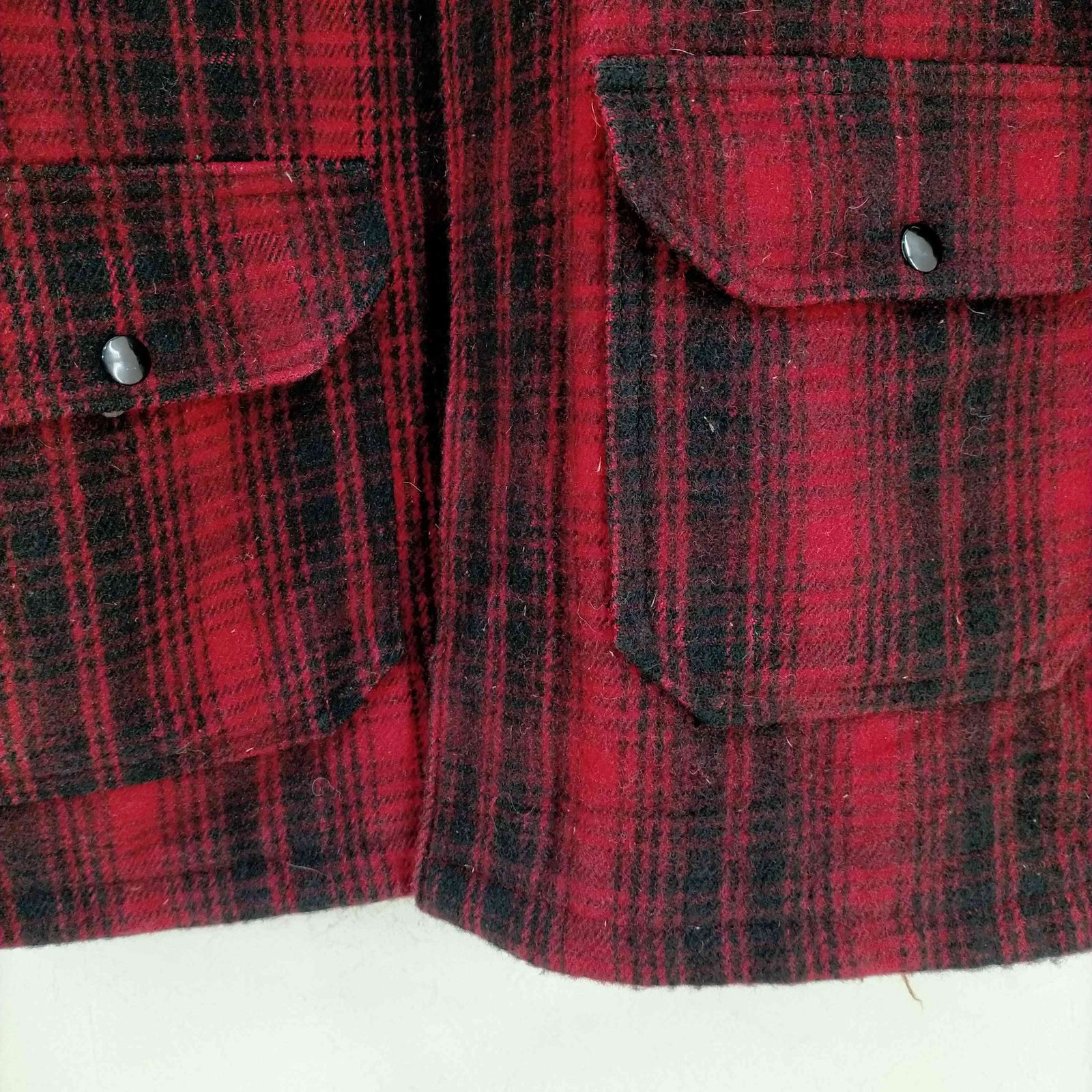 Sale【USA製】70s Woolrich白タグ マッキーノ ジャケット Woolrich◇70s/白タグ/クルーザージャケット/マッキーノ/42