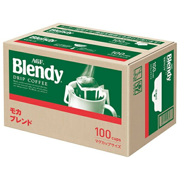 AGF ブレンディ レギュラー コーヒー ドリップパック モカ ブレンド 7g×100P ×6箱入｜ AGF ブレンディ コーヒー 珈琲
