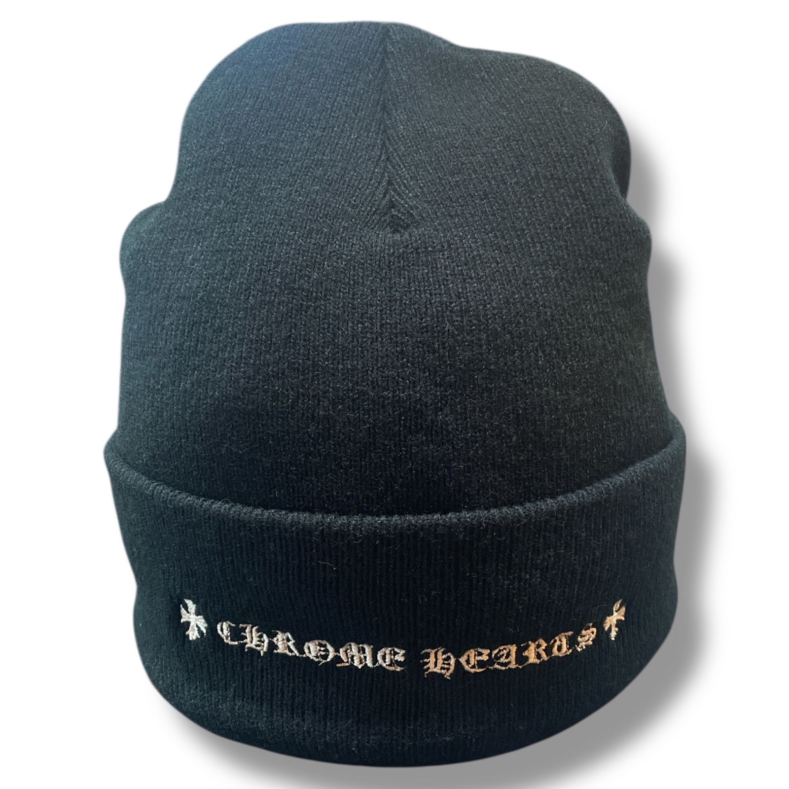 ★クロムハーツ x Matty Boy★ チョンパー ビーニー ブラック CHROME HEARTS Matty Boy Chomper Beanie ビーニー ニット帽