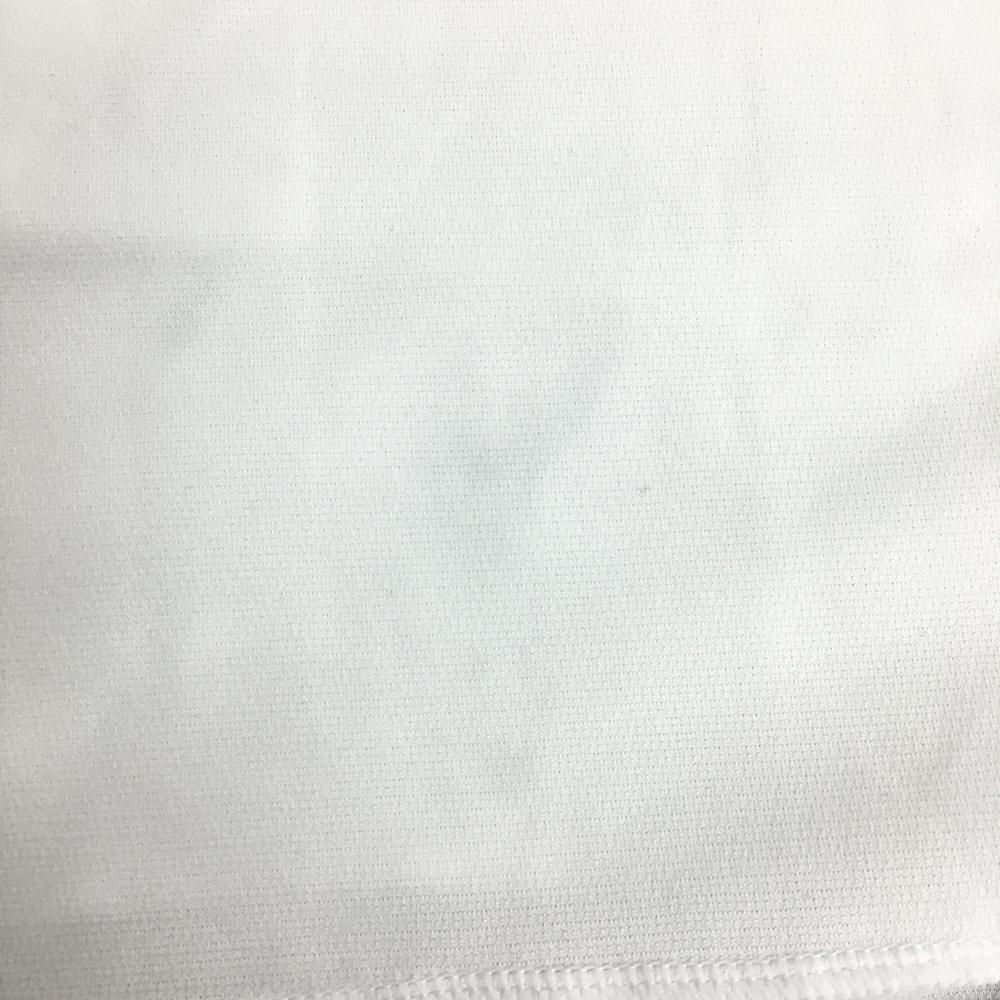 【新品】デサント 半袖ハイネックシャツ 白 UVカット 3次元吸汗拡散素材 透け防止生地 メンズ S ゴルフウェア DESCENTE