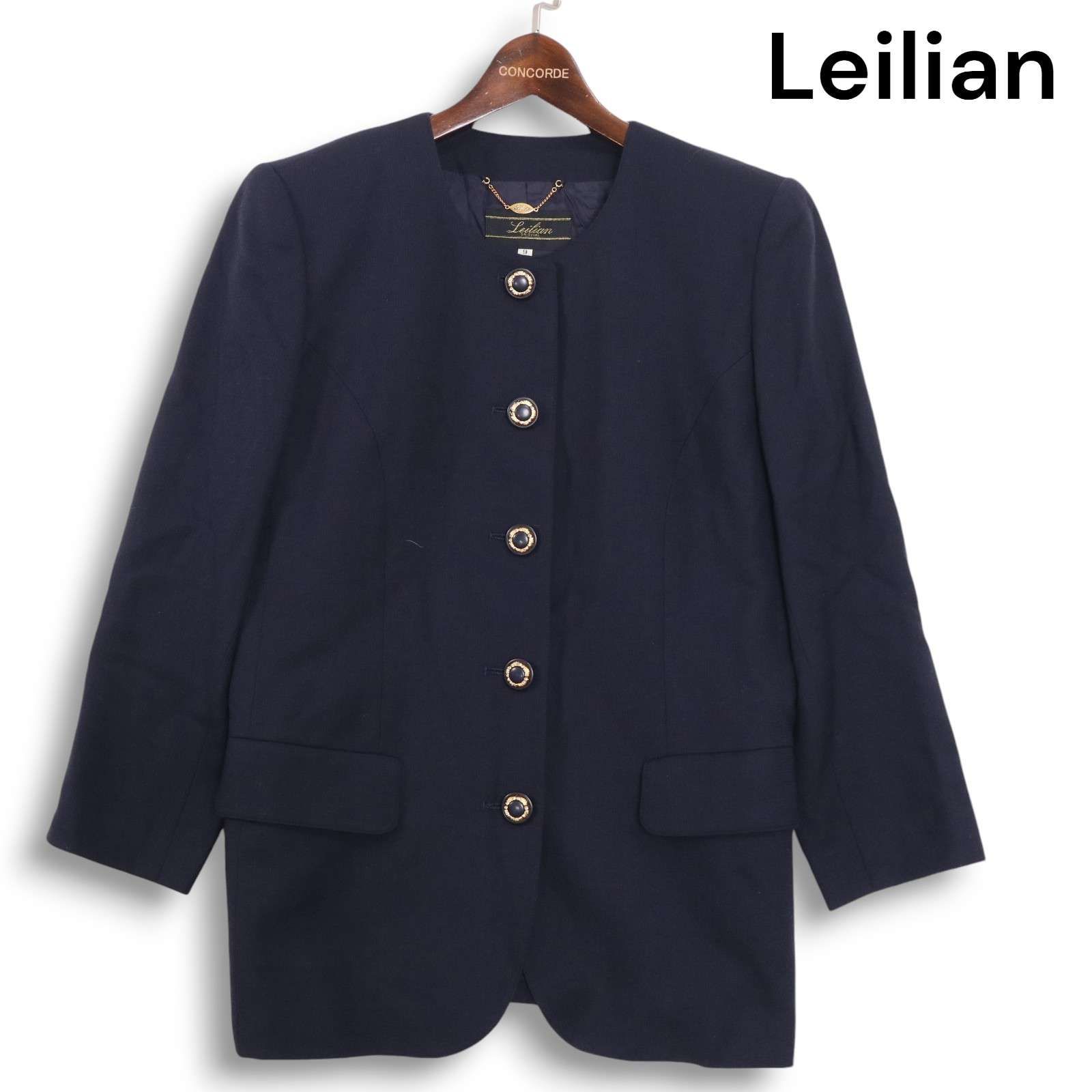 レリアン Leilian ジャケット ネイビー レディース ロロピアーナ