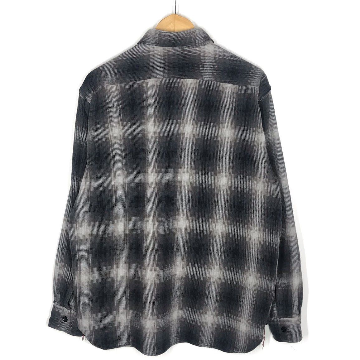 倉吉店 SUGAR CANE シュガーケーン 長袖シャツ TWILL CHECK WORK SHIRT ネルシャツ ウールシャツ SC29561 グレー系 101