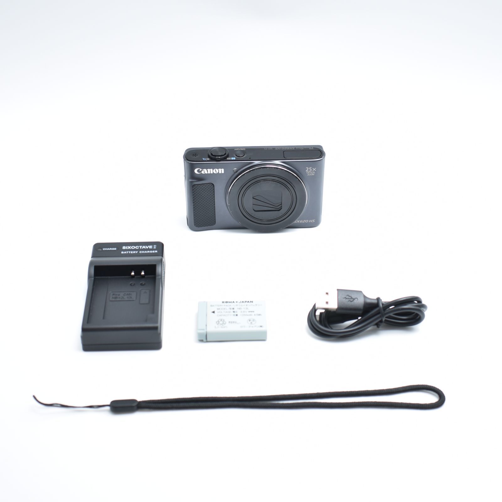 B 9522 Canon コンパクトデジタルカメラ PowerShot SX620 HS ブラック 光学25倍ズーム|Wi-Fi対応 PSSX620HSBK
