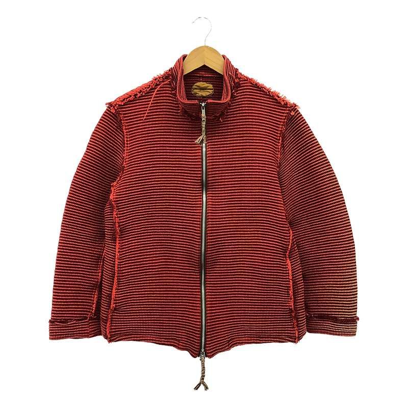 BLACKBIRD / ブラックバード | 2019AW | stand zip blouson fabric with Bucol スタンドカラー ジップアップ ジャケット | 0 | レッド | メンズ