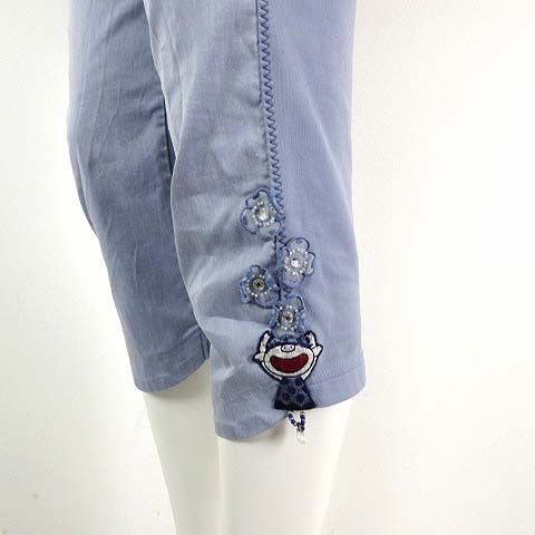 OLLEBOREBLA アルベロベロ ハーフパンツ ウシ刺繍 ラインストーン OLLEBOREBLA アルベロベロ ハーフパンツ ウシ刺繍 ライン