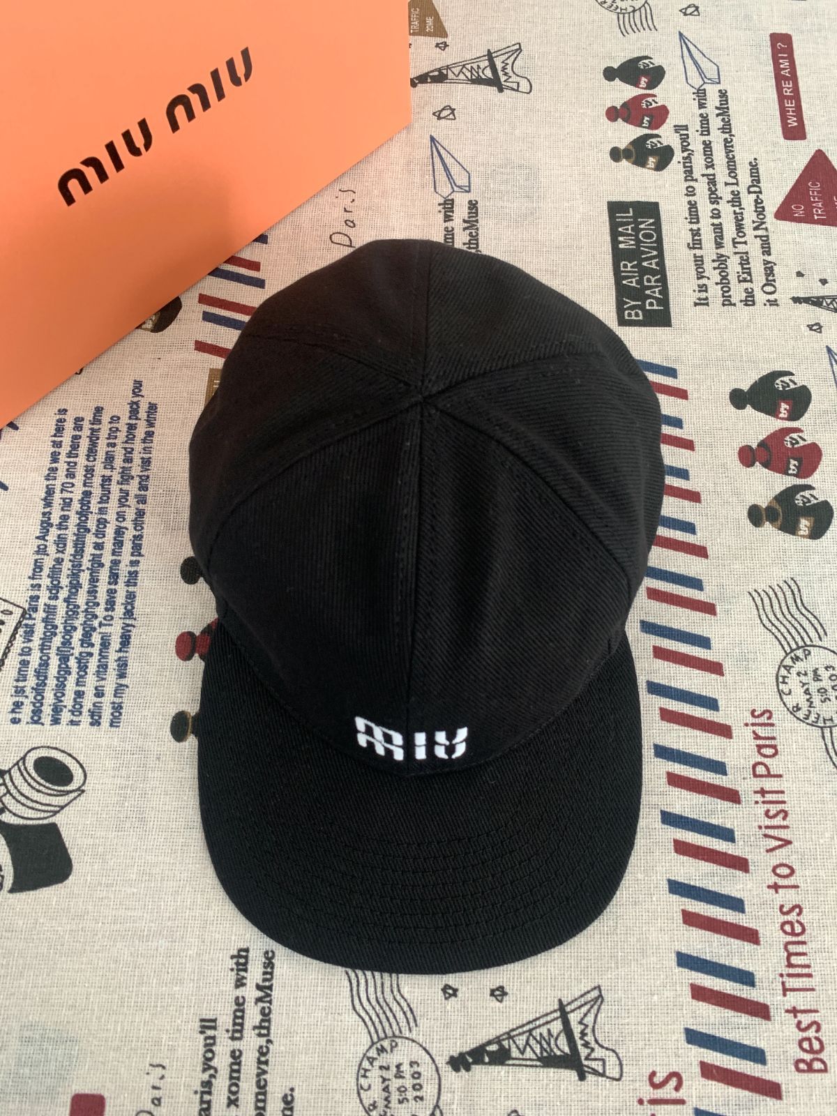 ★超美品★miu miu ブラック ベースボール 　キャップ M 値下げ不可 miu miu ミュウミュウ ブラック ベースボールキャップ - メルカリ