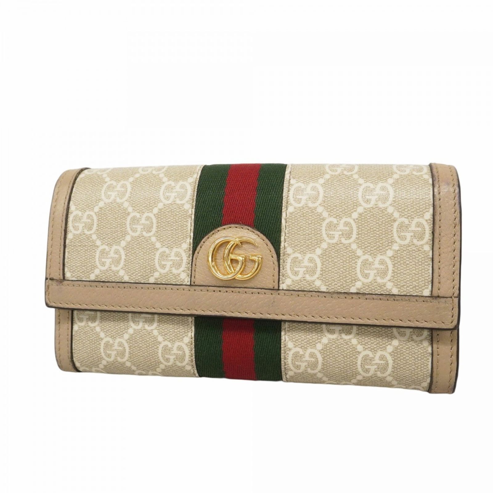 グッチ Gucci グッチ 長財布 オフィディア 523153 ベージュ レディース