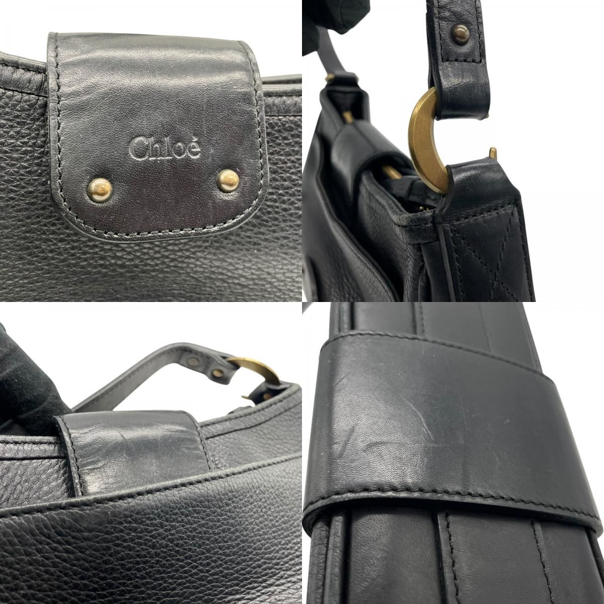 極美品 CHLOE クロエ ワンショルダーバッグ ハンドバッグ レディース 