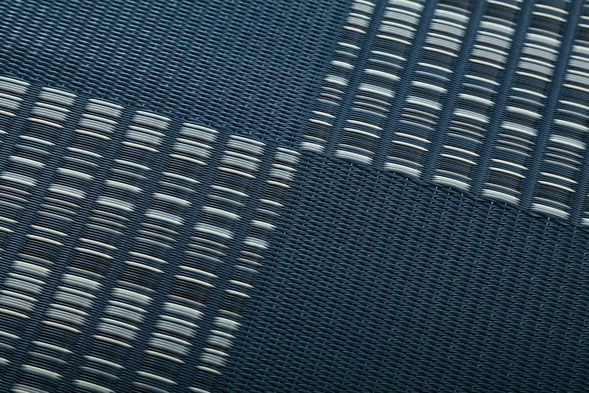 在庫 江戸間6畳 ネイビー ウィード 約261×352cm カーペット ラグ 洗える イケヒコ 2121506