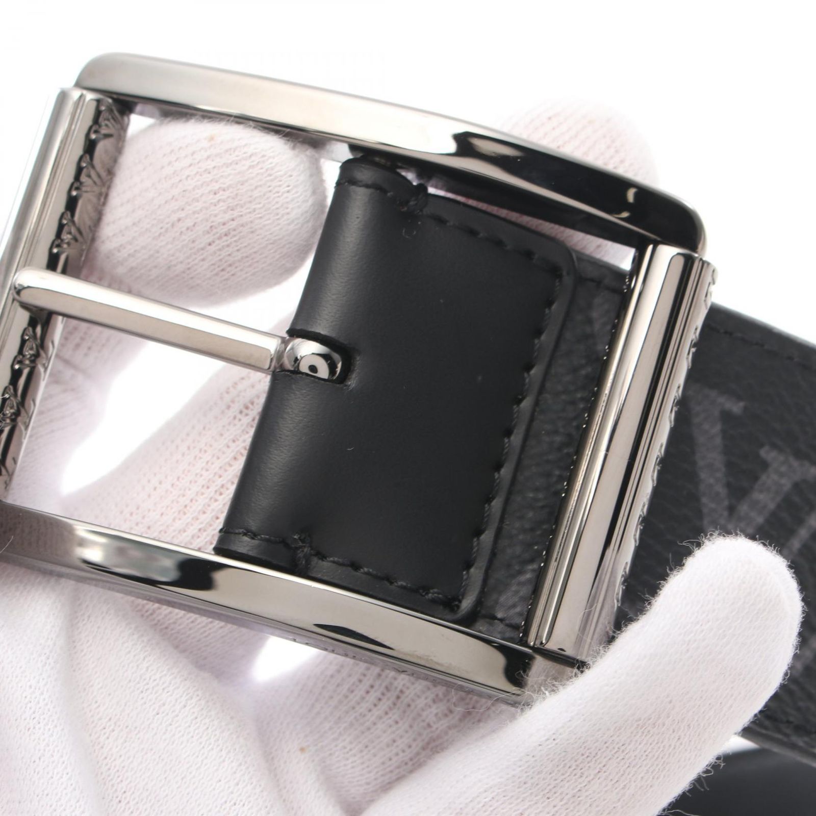 ルイヴィトン サンチュールLV イニシャル 40mm ピラミッド ベルト