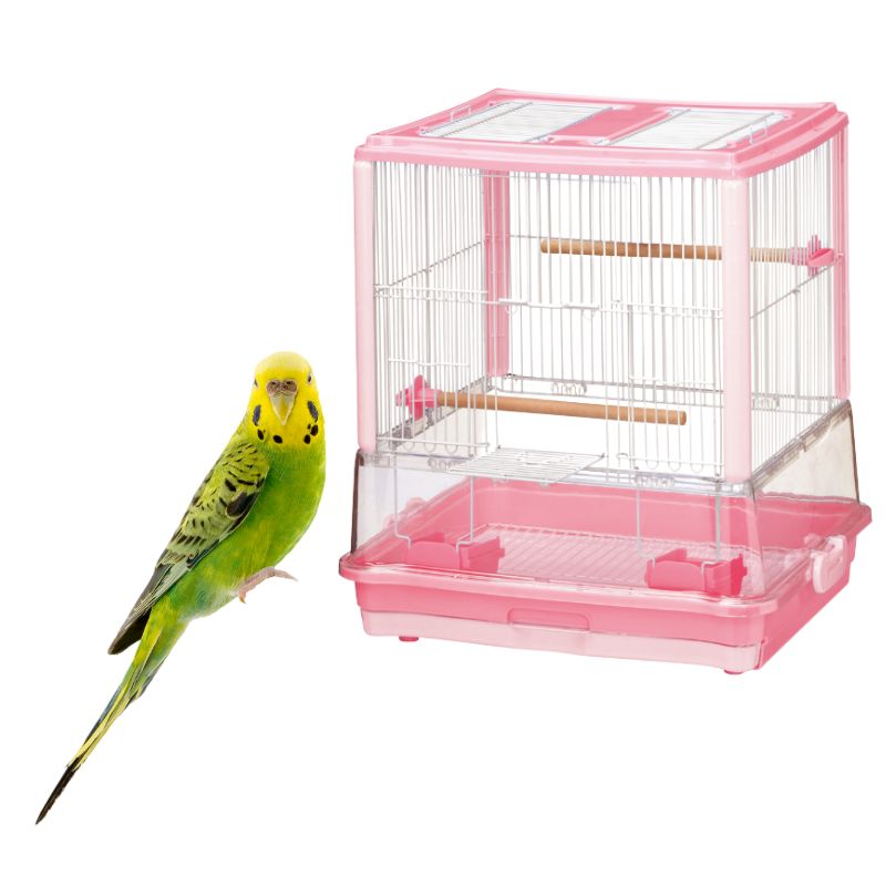 マルカン バードパレス クリーン ピンク 小鳥 鳥かご 多頭飼い