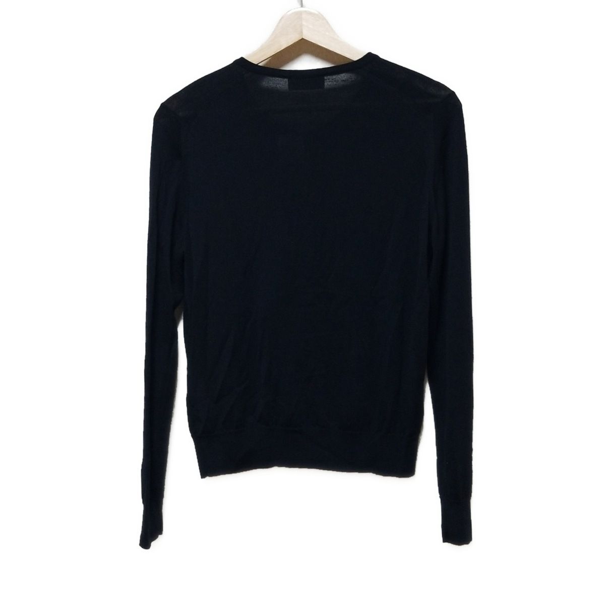 【美品】JOHN SMEDLEY カーディガン ブラック 黒 JOHN SMEDLEY - JOHN SMEDLEY ジョンスメドレー カーディガン S