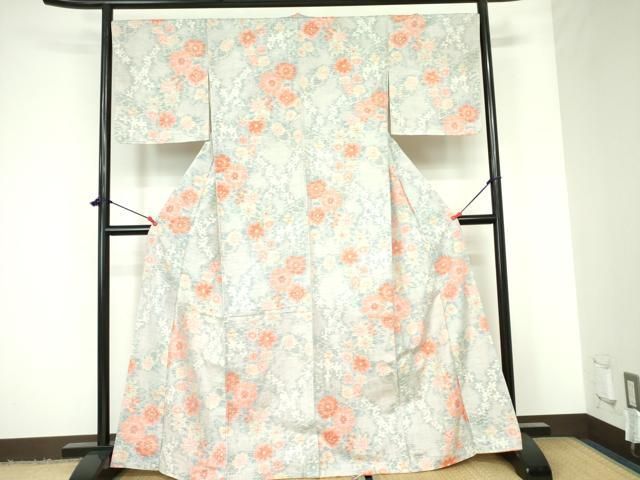 平和屋着物○男性 本場大島紬 アンサンブル 長羽織 カタス 正絹 逸品  