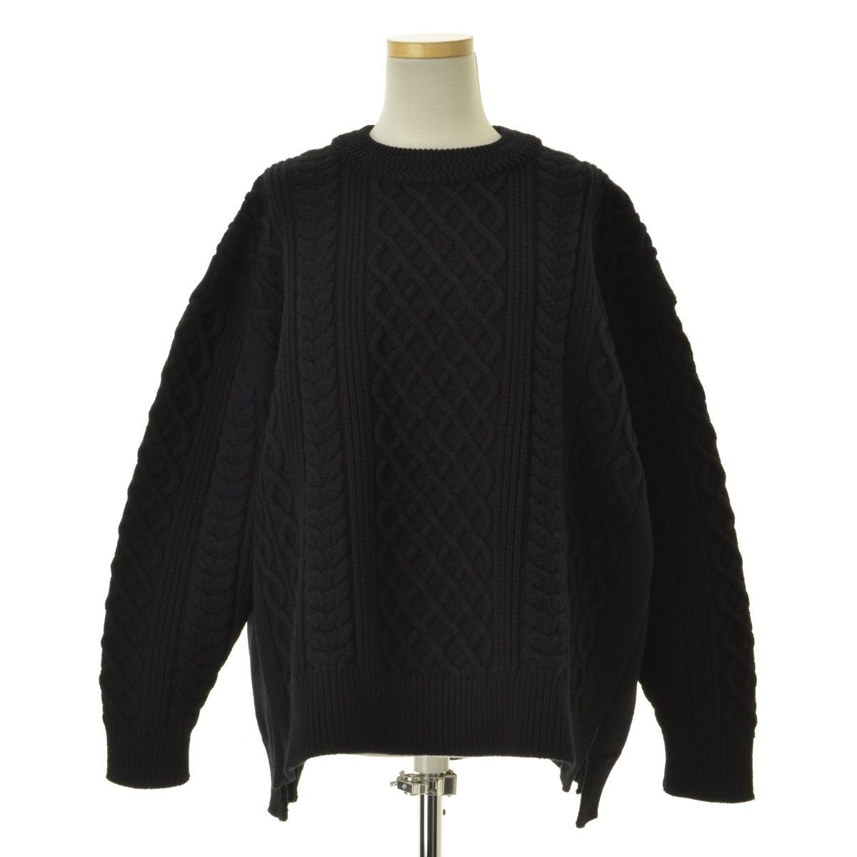 Ordinaryfits】21AW CABLE BARBER KNIT - ブランド古着のカンフル