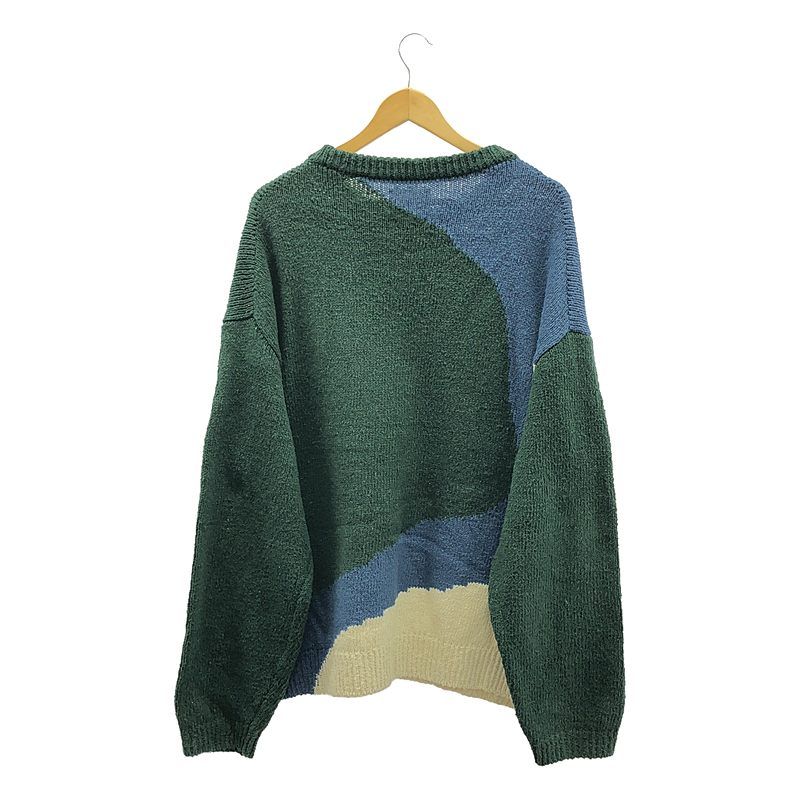 YOKE / ヨーク | 2023SS | Intarsia Cotton Sweater / コットン
