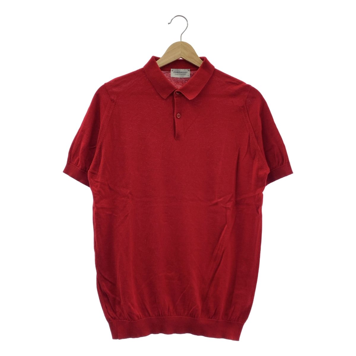 新品未使用 JOHN SMEDLEY ポロシャツ 赤 Ssize ニット シャツ JOHN SMEDLEY / ジョンスメドレー | シーアイランドコットン