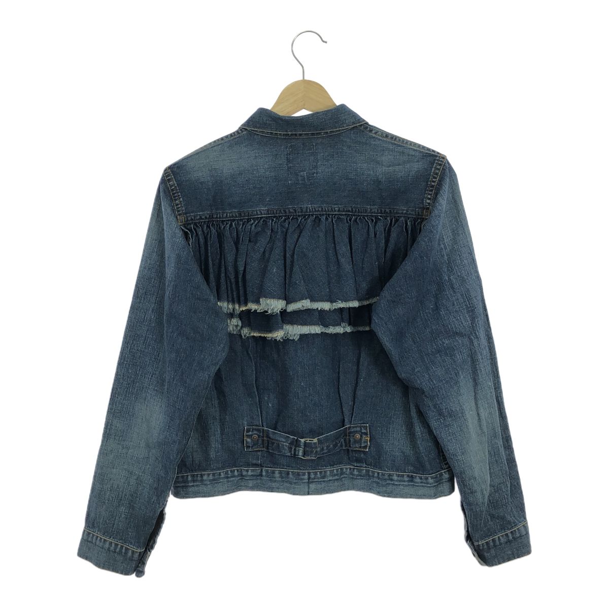 RHODOLIRION ロドリリオン サイズ1 Flill Cowboy Jacket ＠\35,000KM712 ネイビー コットン 日本製 ジャケット アウター RHODOLIRION ロドリリオン サイズ1 Flill Cowboy Jacket